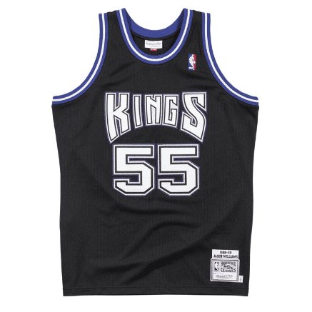 JASON WILLIAMS SACRAMENTO KINGS THROWBACK JERSEY (HEAT APPLIED) - Prime Reps
