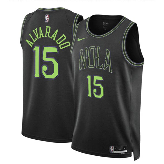 JOSE ALVARADO NEW ORLEANS PELICANS 2023-24 CITY EDITION JERSEY - Prime Reps