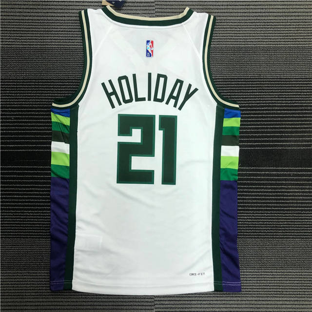 JRUE HOLIDAY MILWAUKEE BUCKS CITY EDITION JERSEY - Prime Reps