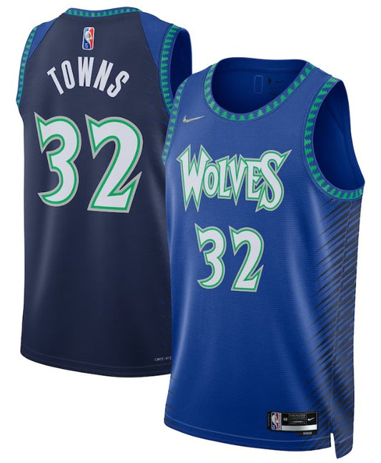 KARL-ANTHONY TOWNS MINNESOTA TIMBERWOLVES 2021-22 CITY EDITION JERSEY - Prime Reps