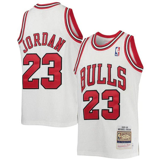 MICHAEL JORDAN CHICAGO BULLS THROWBACK JERSEY (HEAT APPLIED) - Prime Reps