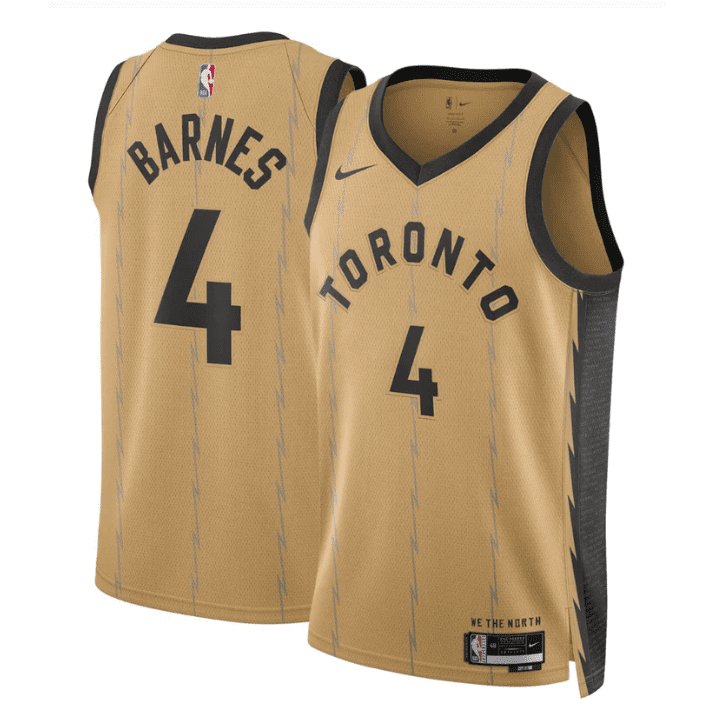 SCOTTIE BARNES TORONTO RAPTORS 2023-24 CITY EDITION JERSEY - Prime Reps