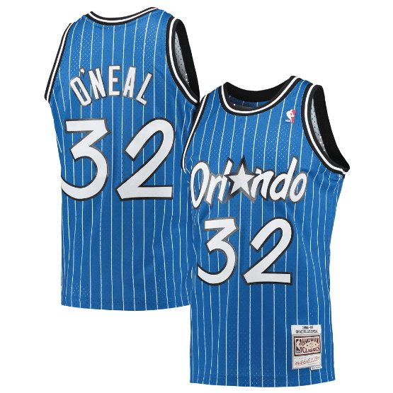 SHAQUILLE O'NEAL ORLANDO MAGIC THROWBACK JERSEY (HEAT APPLIED) - Prime Reps