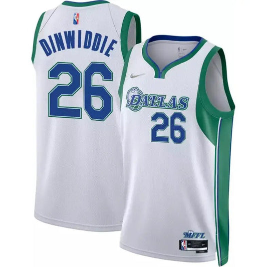 SPENCER DINWIDDIE DALLAS MAVERICKS 2021-22 CITY EDITION JERSEY - Prime Reps
