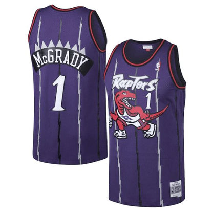 TRACY MCGRADY TORONTO RAPTORS THROWBACK JERSEY (HEAT APPLIED) - Prime Reps