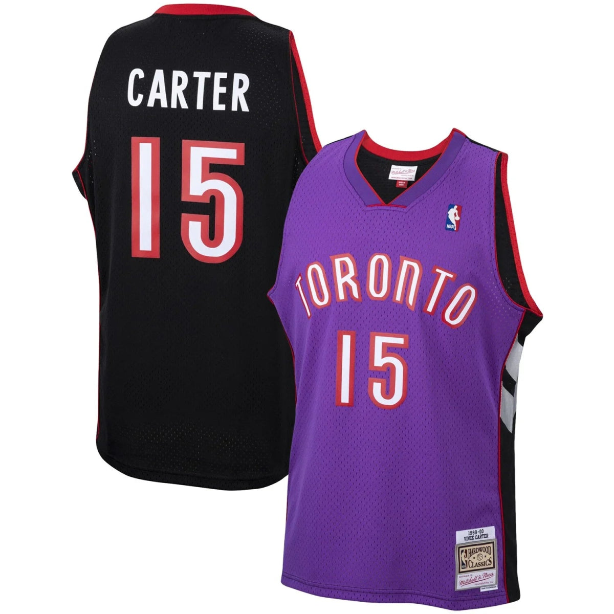 VINCE CARTER TORONTO RAPTORS THROWBACK JERSEY (HEAT APPLIED) - Prime Reps